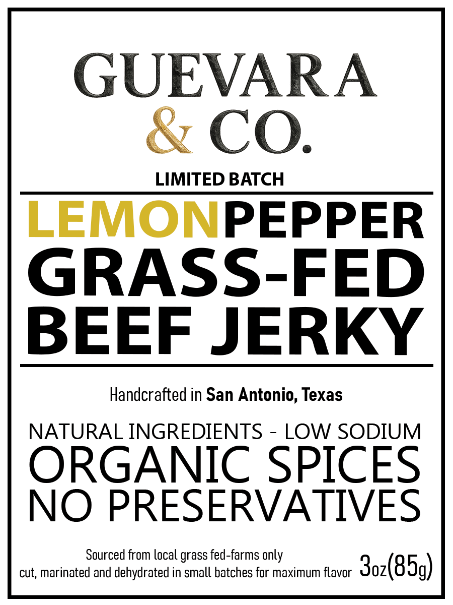Lemon Pepper Label